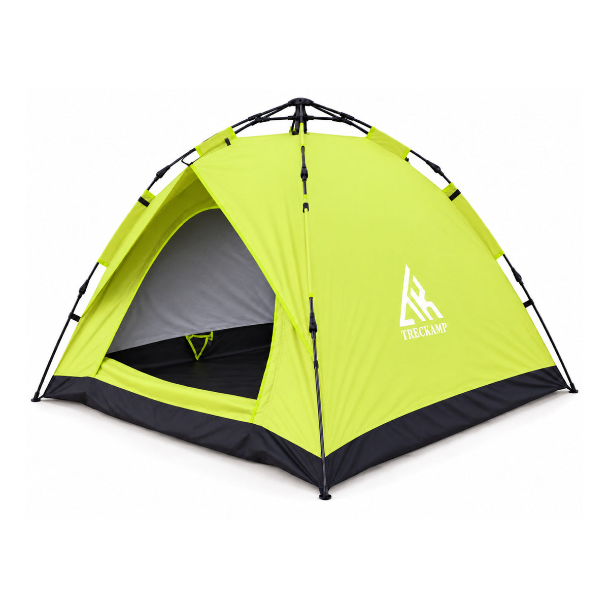 TREKCAMP Fluorescent Yellow Auto Hydraulic Tent — main product view