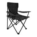 TREKCAMP Folding Camping Chair Black - white background