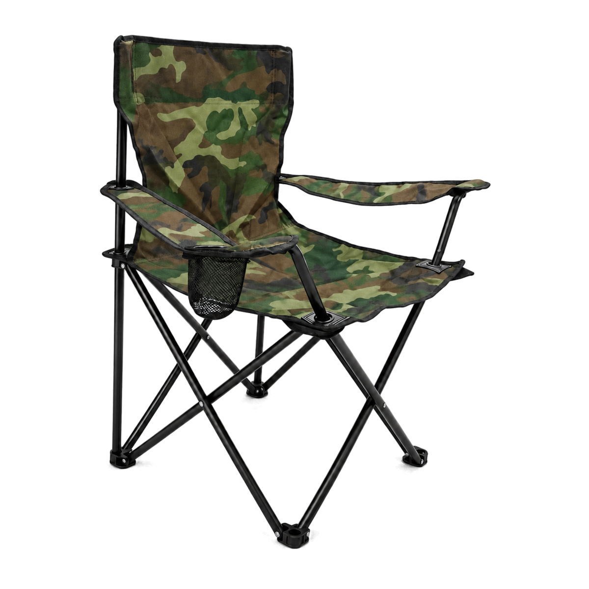 TREKCAMP Folding Camping Chair Camouflage - white background