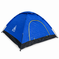 Royal Blue TREKCAMP manual camping tent on white background – 200 × 200 cm