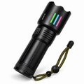 Black TREKCAMP RL-W522D rechargeable LED torch with wrist strap